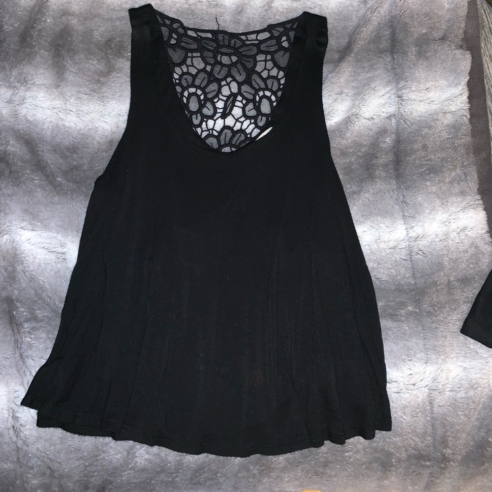 black tank top